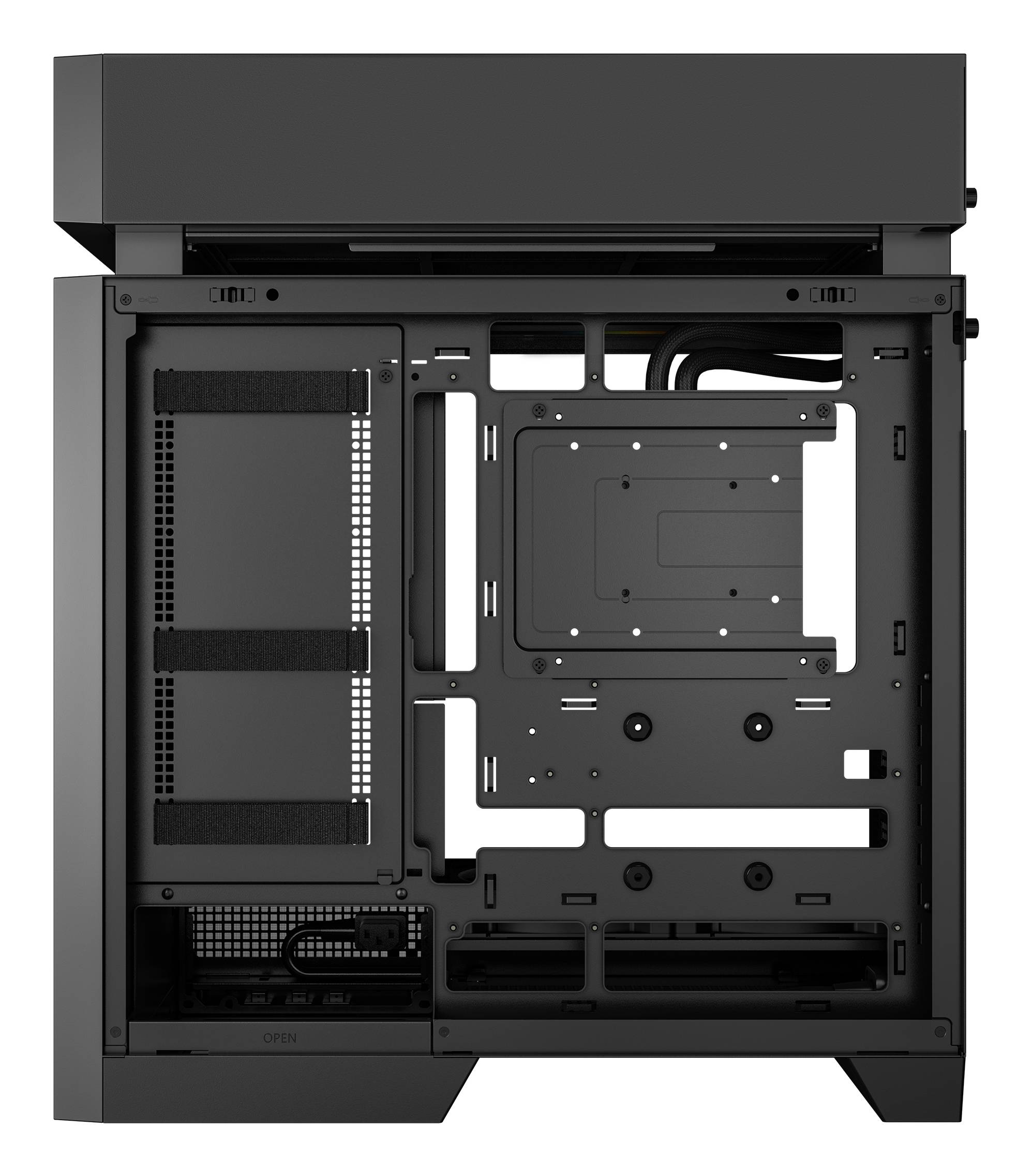 Deepcool CL6600 - Mid tower - ATX - Seitenteil mit Fenster (gehärtetes Glas)