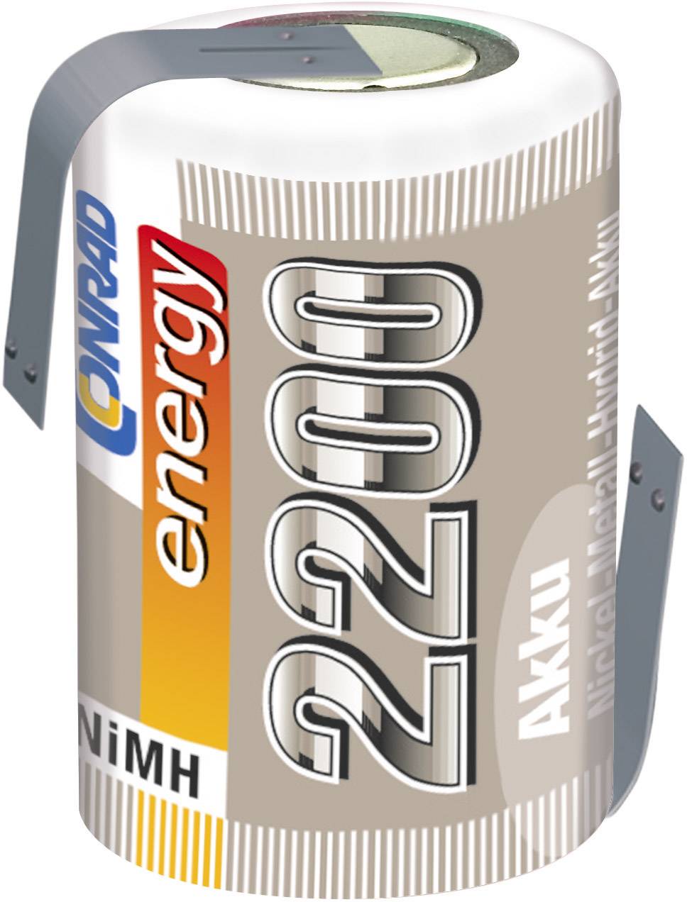 Modellbau-Akku-Einzelzelle NiMH 4/5 Sub-C 1.2V 2200 mAh mit Lötfahne