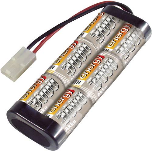 Modellbau-Akkupack (NiMh) 7.2V 3000 mAh Zellen-Zahl: 6 Stick Tamiya-Stecker