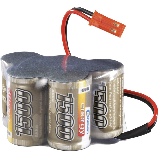 Pack accus quinconce NiMH 2/3 A energy 6V 1500mAh Bec