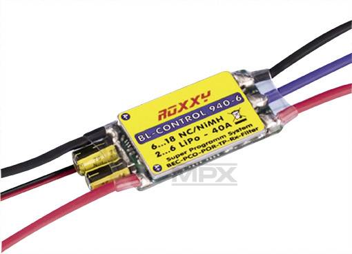Roxxy BL Controll 940-6 Flugmodell Brushless Flugregler Belastbarkeit (max. A): 50A