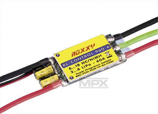 Roxxy BL Control 960-6 Flugmodell Brushless Flugregler Belastbarkeit (max. A): 70A