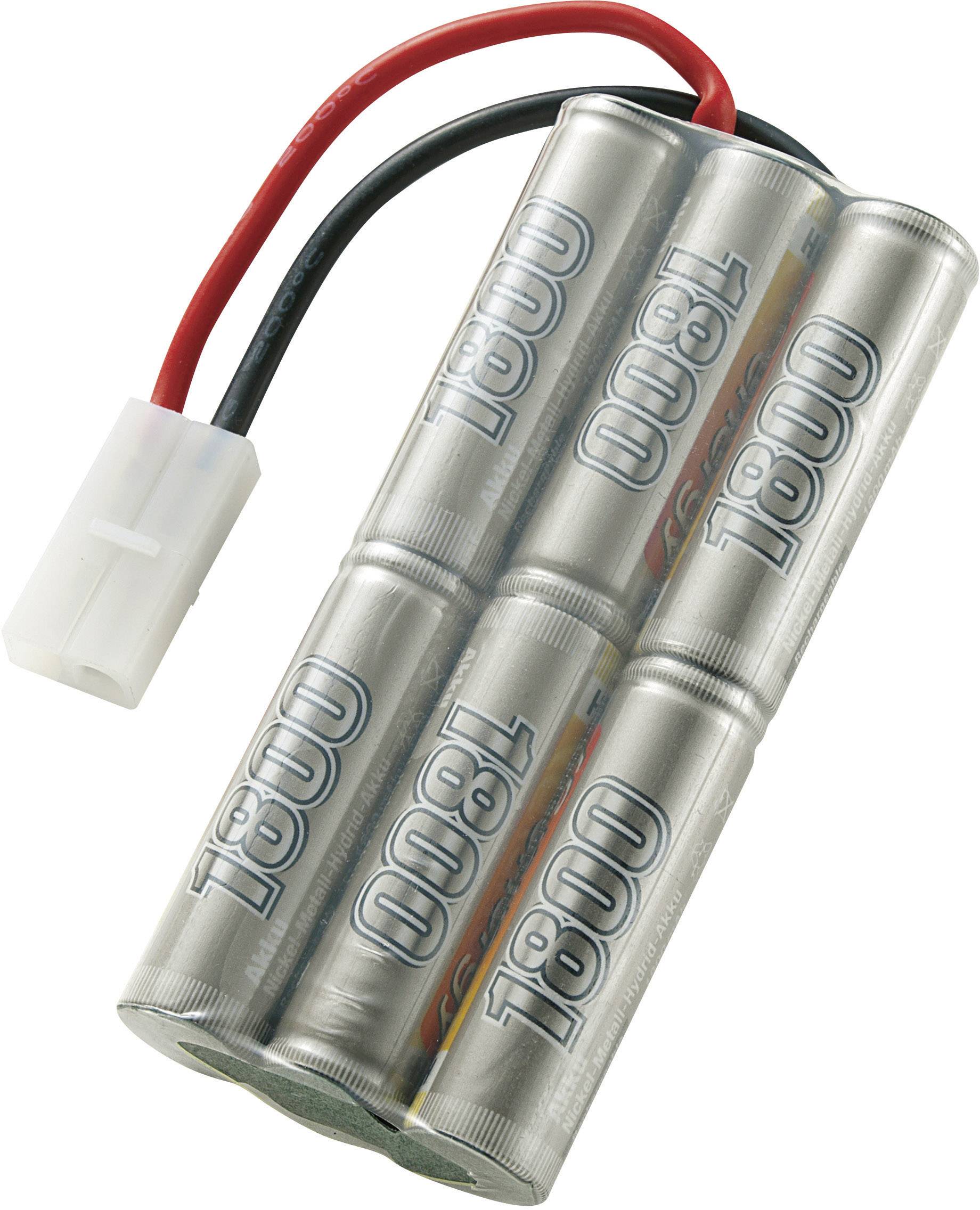 Modellbau-Akkupack (NiMh) 7.2V 1800 mAh Zellen-Zahl: 6 Stick Tamiya-Stecker