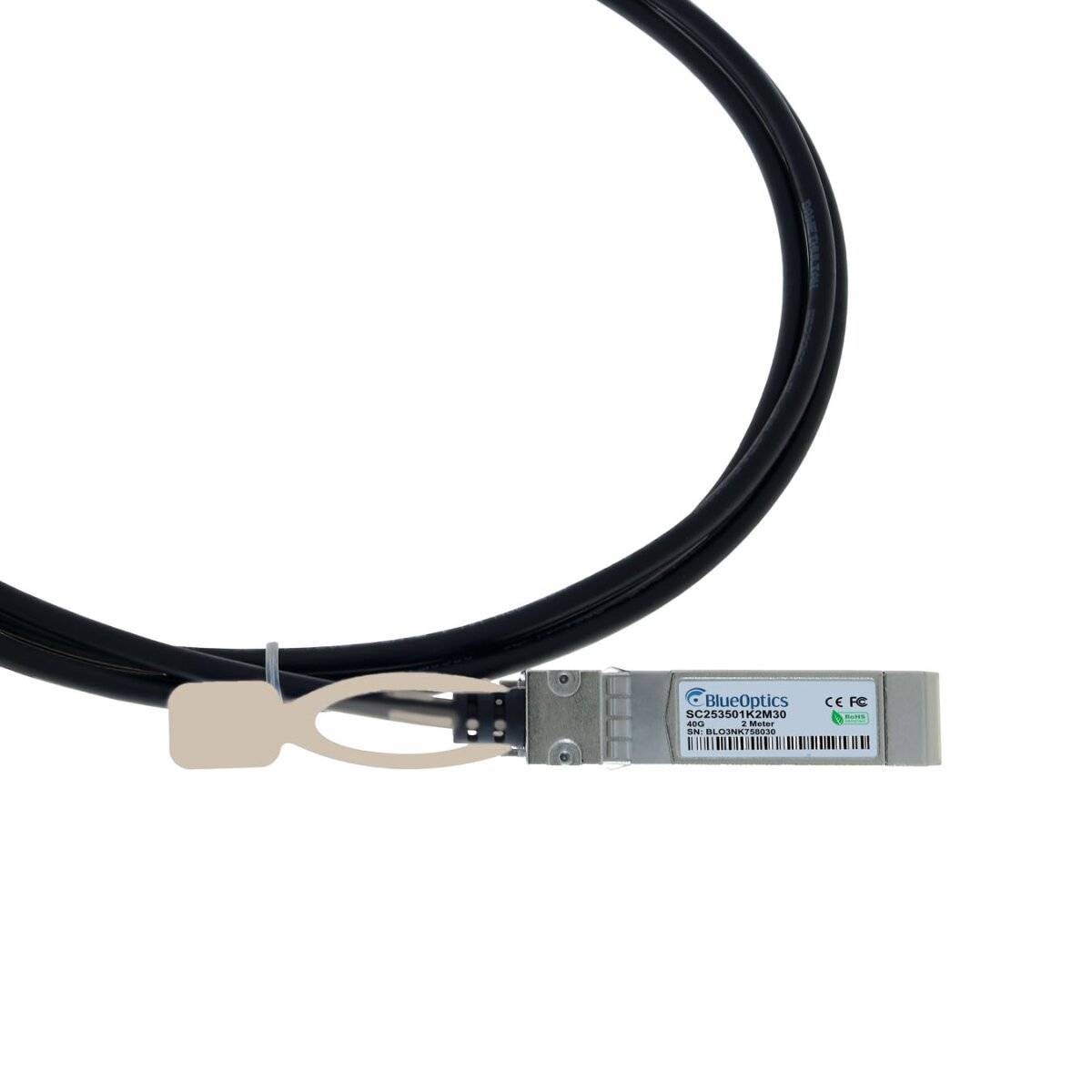 BlueOptics EQP4-4/3-C kompatibles BlueLAN QSFP DAC SC253501K5M26 - Kupferdraht