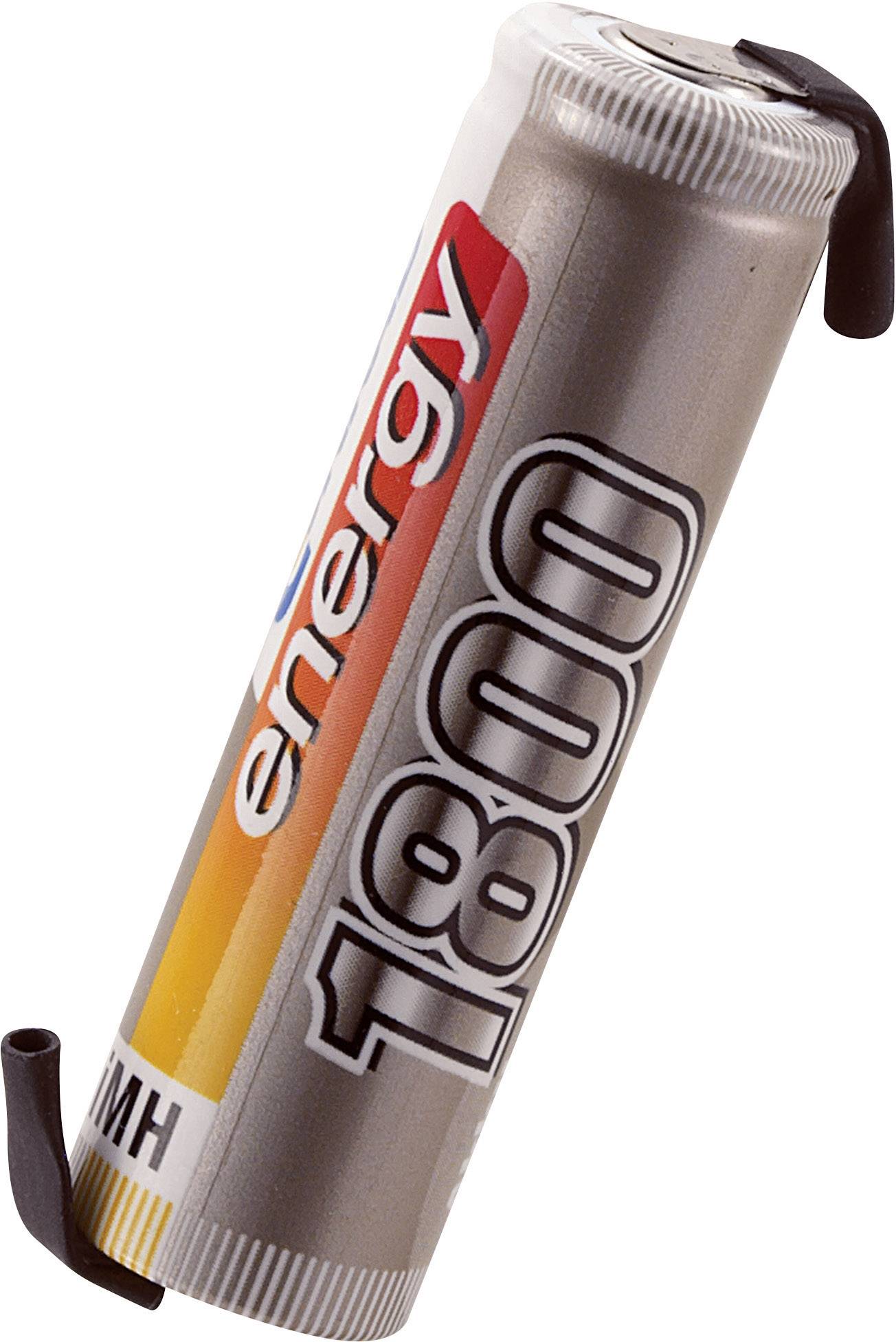 Modellbau-Akku-Einzelzelle NiMH Mignon (AA) 1.2V 1800 mAh mit Lötfahne