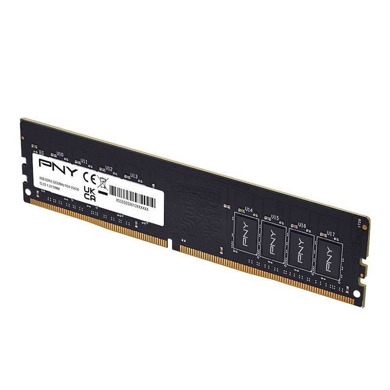 PNY MD8GSD43200-SI, 8 GB, 1 x 8 GB, DDR4, 3200 MHz, 288-pin DIMM