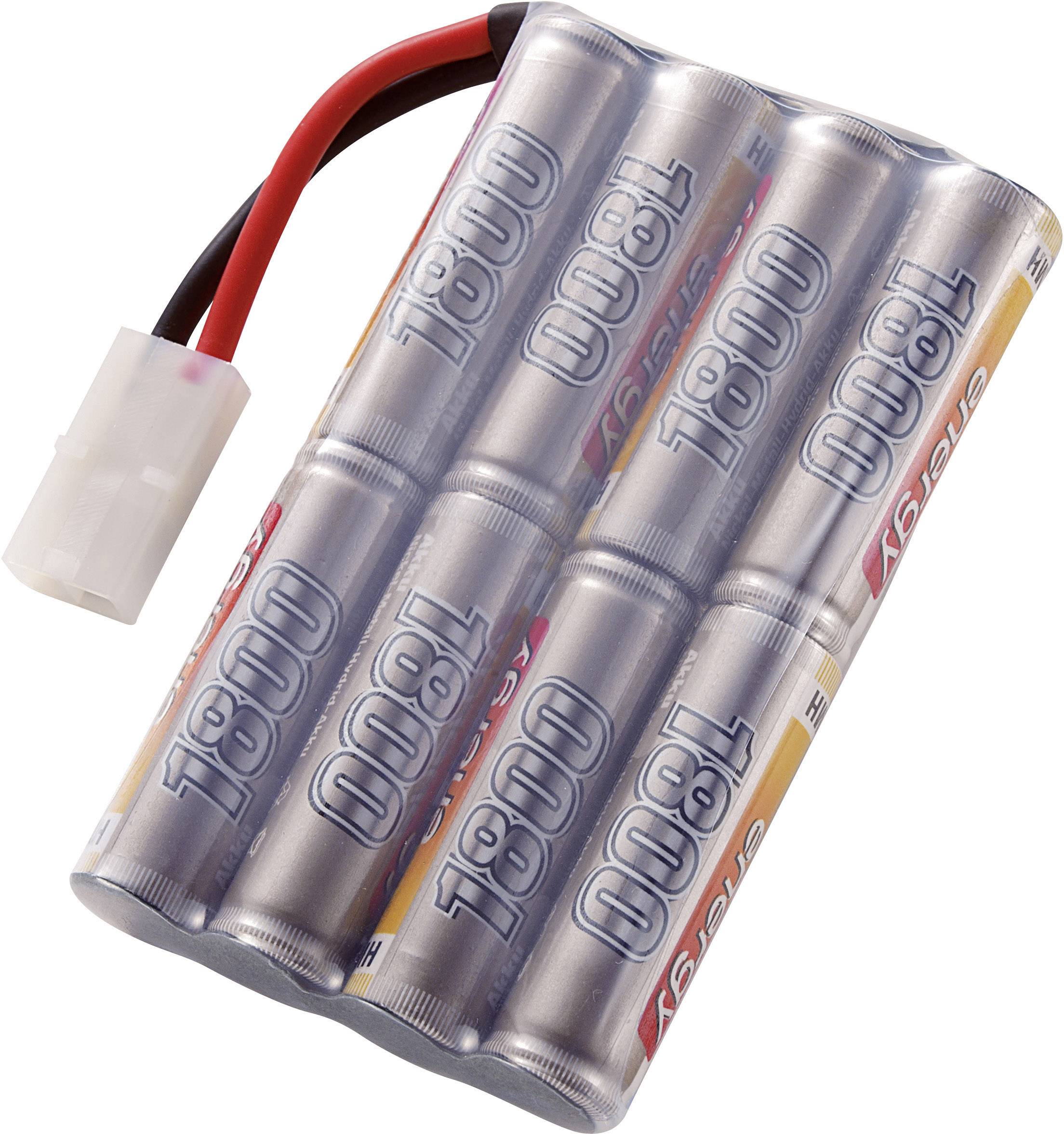 Modellbau-Akkupack (NiMh) 9.6V 1800 mAh Zellen-Zahl: 8 Stick Tamiya-Stecker