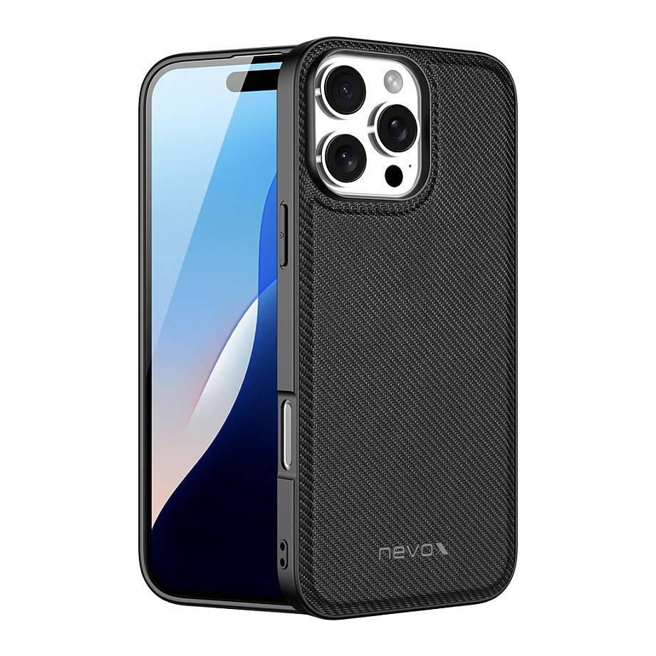 Nevox StyleShell Nylo (schwarz, iPhone 16 Pro) Tablets & Smartphones Smartphone Zubehör