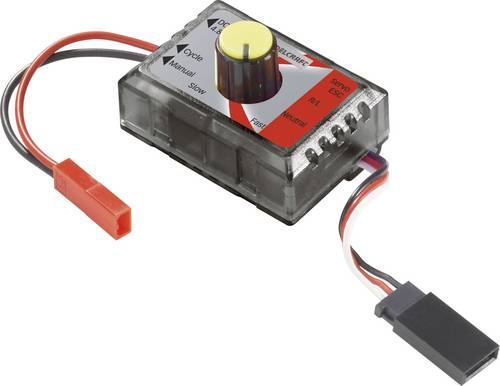 Modelcraft Servo-Tester (L x B x H) 45 x 23 x 30mm 1St.