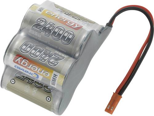 Modellbau-Empfängerakku (NiMh) 6V 2400 mAh Hump BEC-Buchse