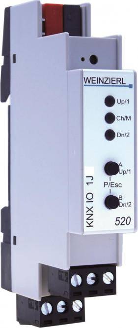 Weinzierl KNX IO 520 Jalousieaktor 5225 Binär 2Eing. 1Ausg. Logik-u.Timerfunkt.