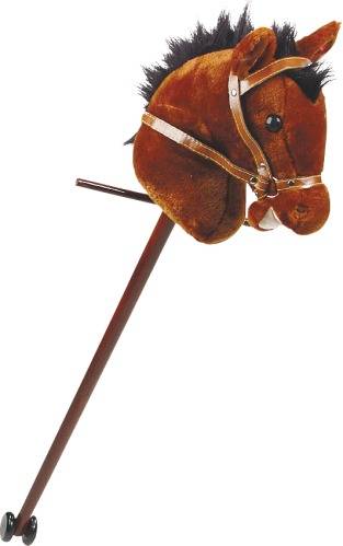 KNORR Toys Plüsch-Steckenpferd mit Sound 98 cm