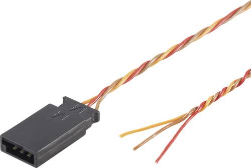 Modelcraft Servo Gegenkabel [1x Futaba-Stecker - 1x offenes Ende] 30.00cm 0.08mm² verdrillt