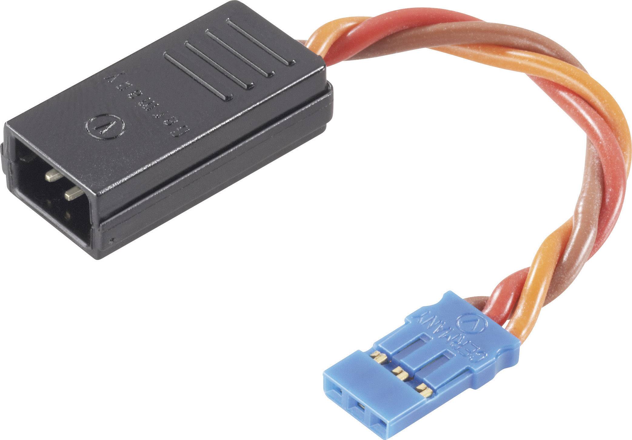 Modelcraft Servo Y-Kabel [2x Futaba-Stecker - 1x Futaba-Buchse] 0.50 mm²