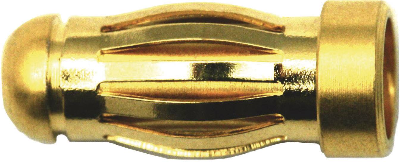 Modelcraft 71240 Akku Stecker, Akku Buchse 4 mm vergoldet 1 Paar