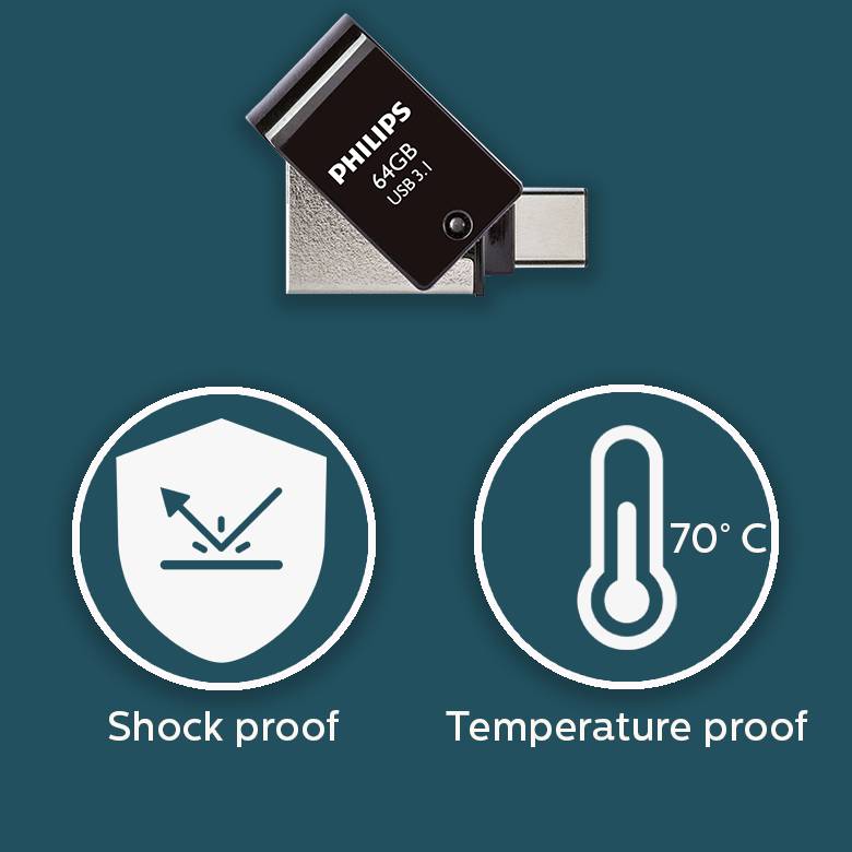 Philips FM64DC152B - USB-Flash-Laufwerk - 64 GB