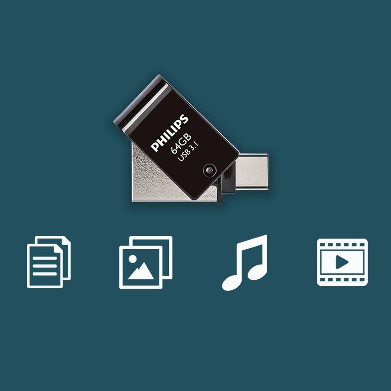 Philips FM64DC152B - USB-Flash-Laufwerk - 64 GB