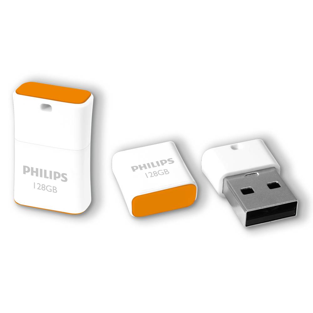 Philips USB 2.0 128GB Pico Edition Sunrise Orange