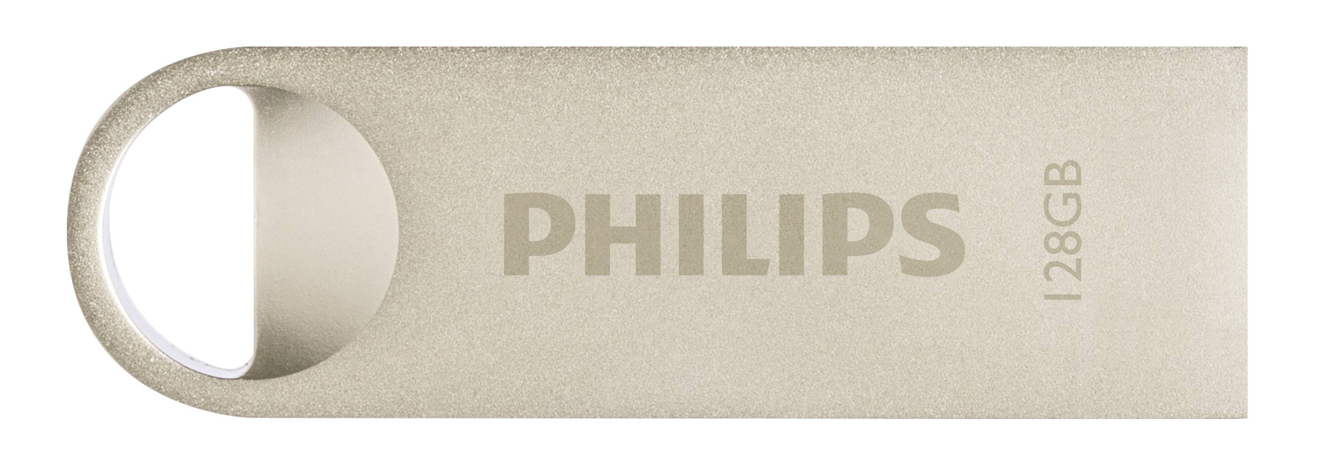 PHILIPS - USB 2.0 128GB Moon (FM12FD160B/00) - USB-Stick - 128 GB