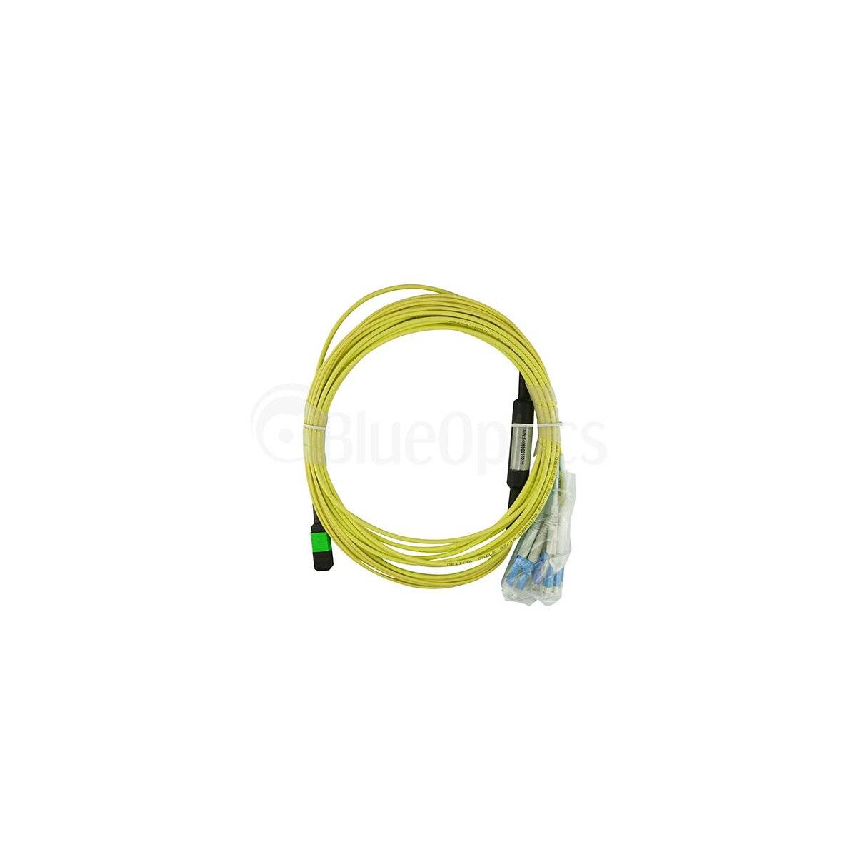 BLUEOPTICS - Networks F5-UPG-QSFP4x10LR-7.5M kompatibles MTP-4xLC Singlemode Patchkabel 7.5 Meter