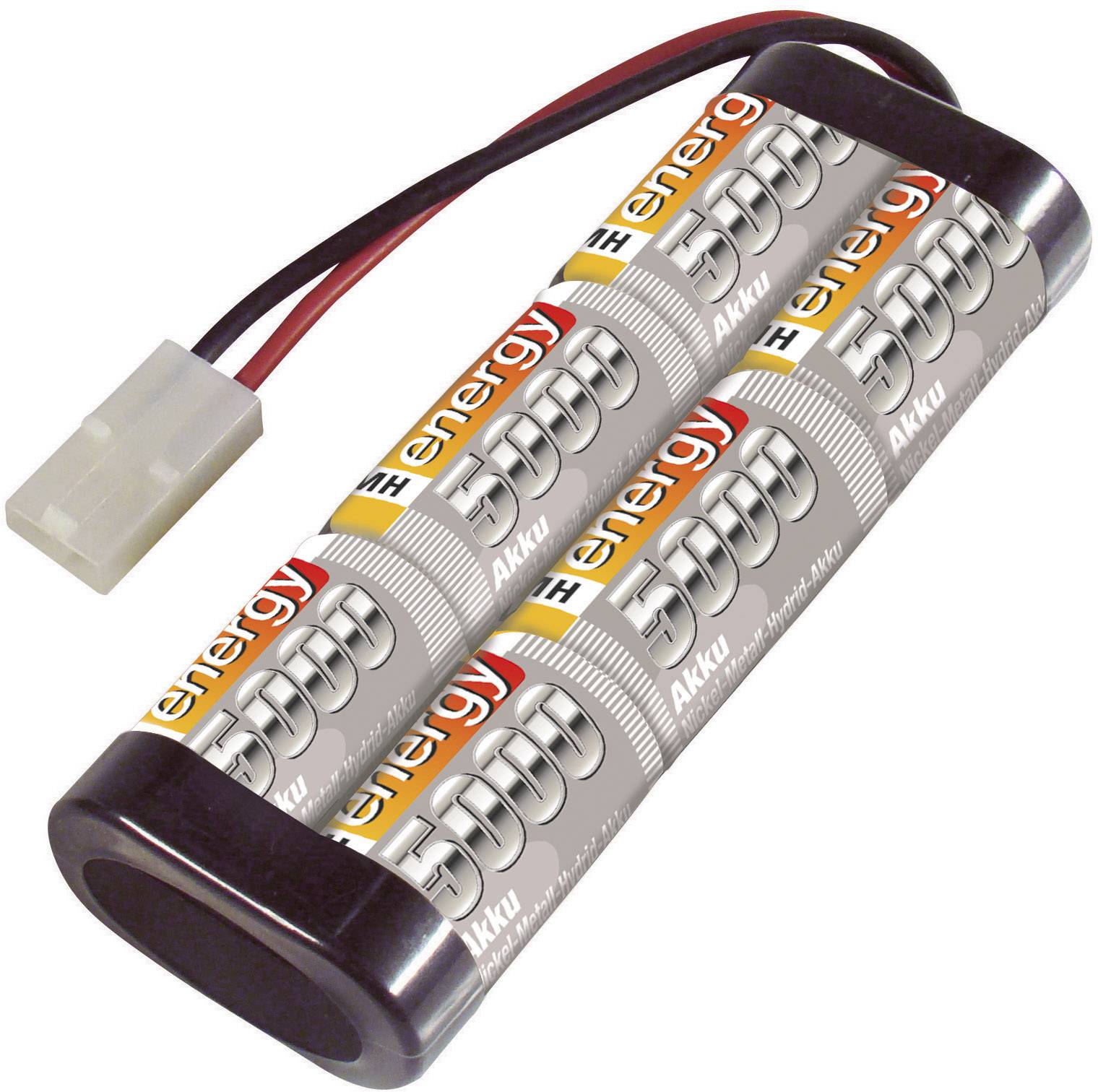 Conrad energy Modellbau-Akkupack (NiMh) 7.2 V 5000 mAh Zellen-Zahl: 6  Stick Tamiya-Stecker