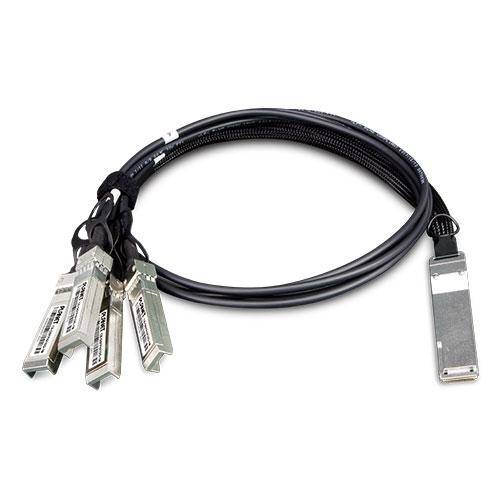 Planet 40G QSFP+ to 4 10G SFP+ DAC Copper Cable - 1M - Kabel - 1 m