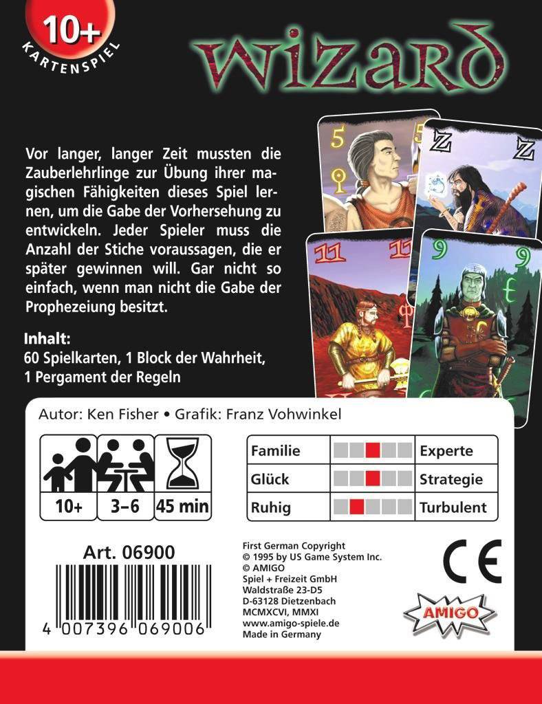 Amigo Wizard Kartenspiel 6900