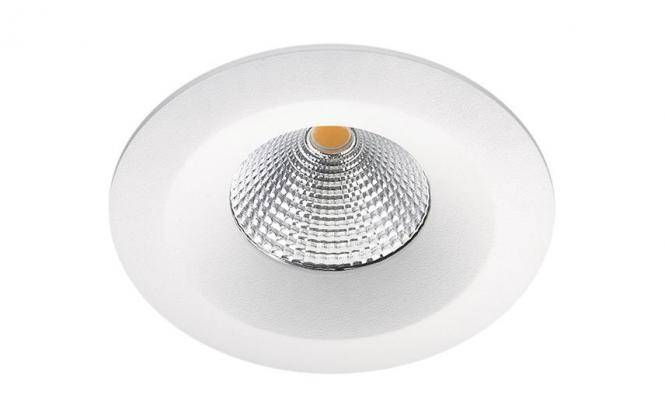SG-Leuchten Downlight / Deckeneinbaustrahler weiß-matt 7W 3000K IP65