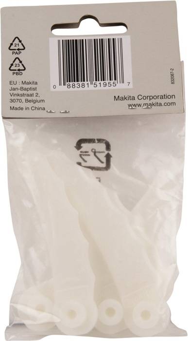 Makita 5x Ersatzmesser Kunststoff für Messerkopf 230 mm - 198851-4