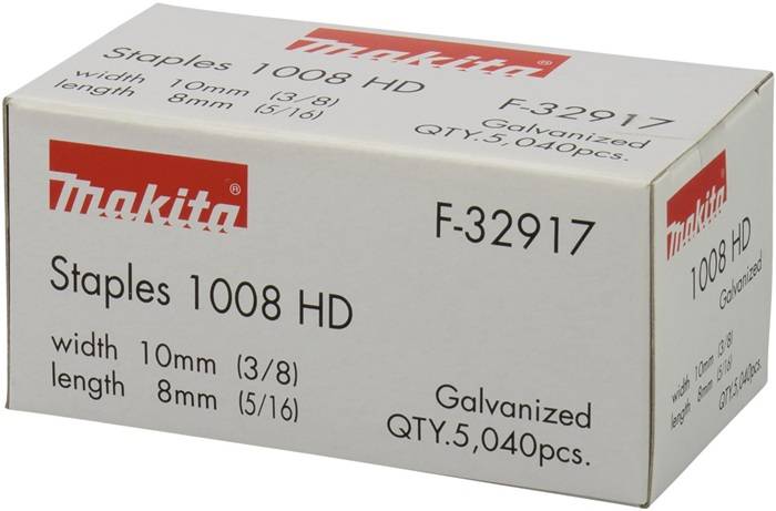 Klammer F-32917 L.8mm B.10,55mm galvanisiert Draht 0,6x1,2mm 5000 St Makita