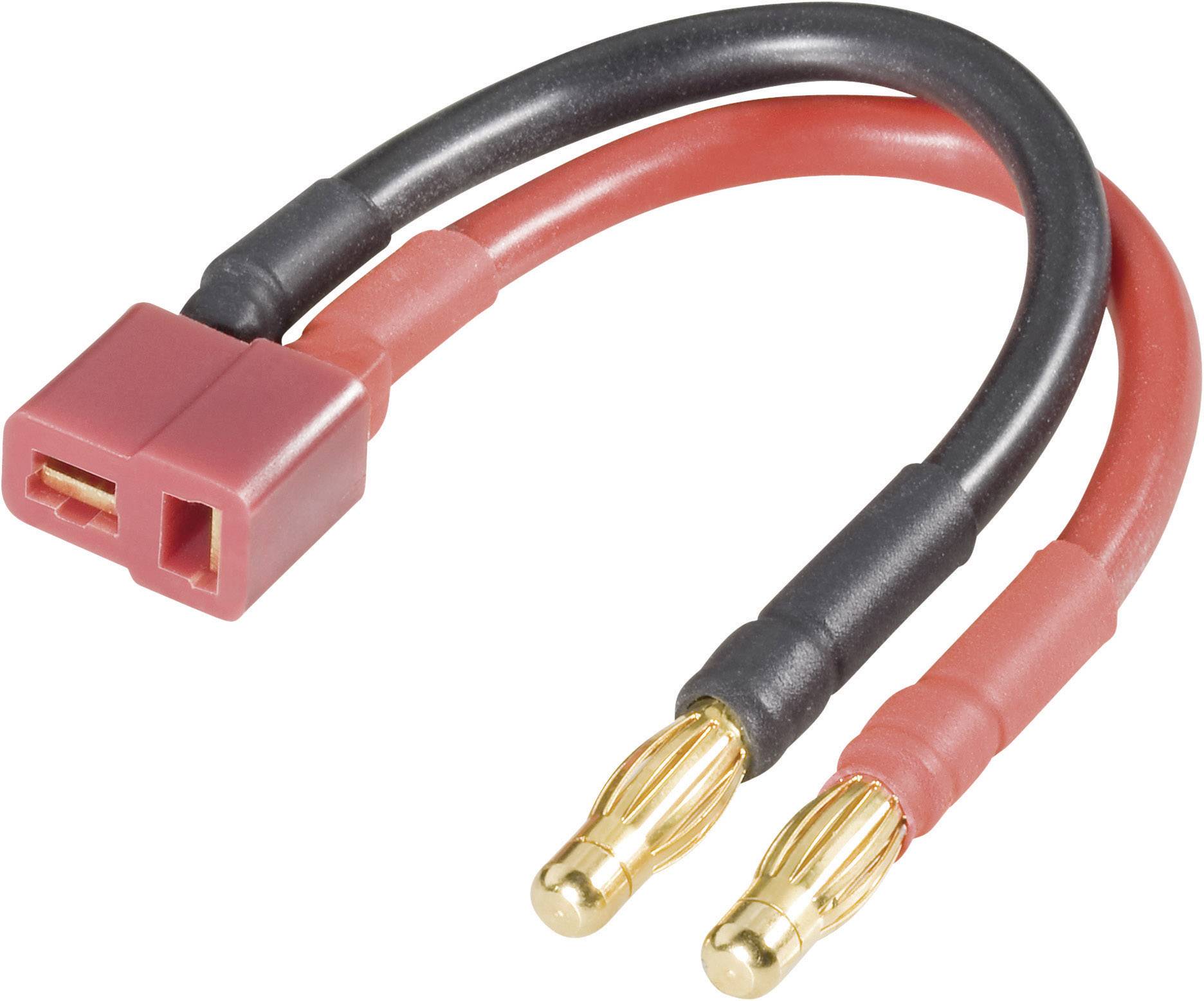 Modelcraft Adapterkabel [1x T-Buchse - 2x Bananenstecker] 4 mm² 209459