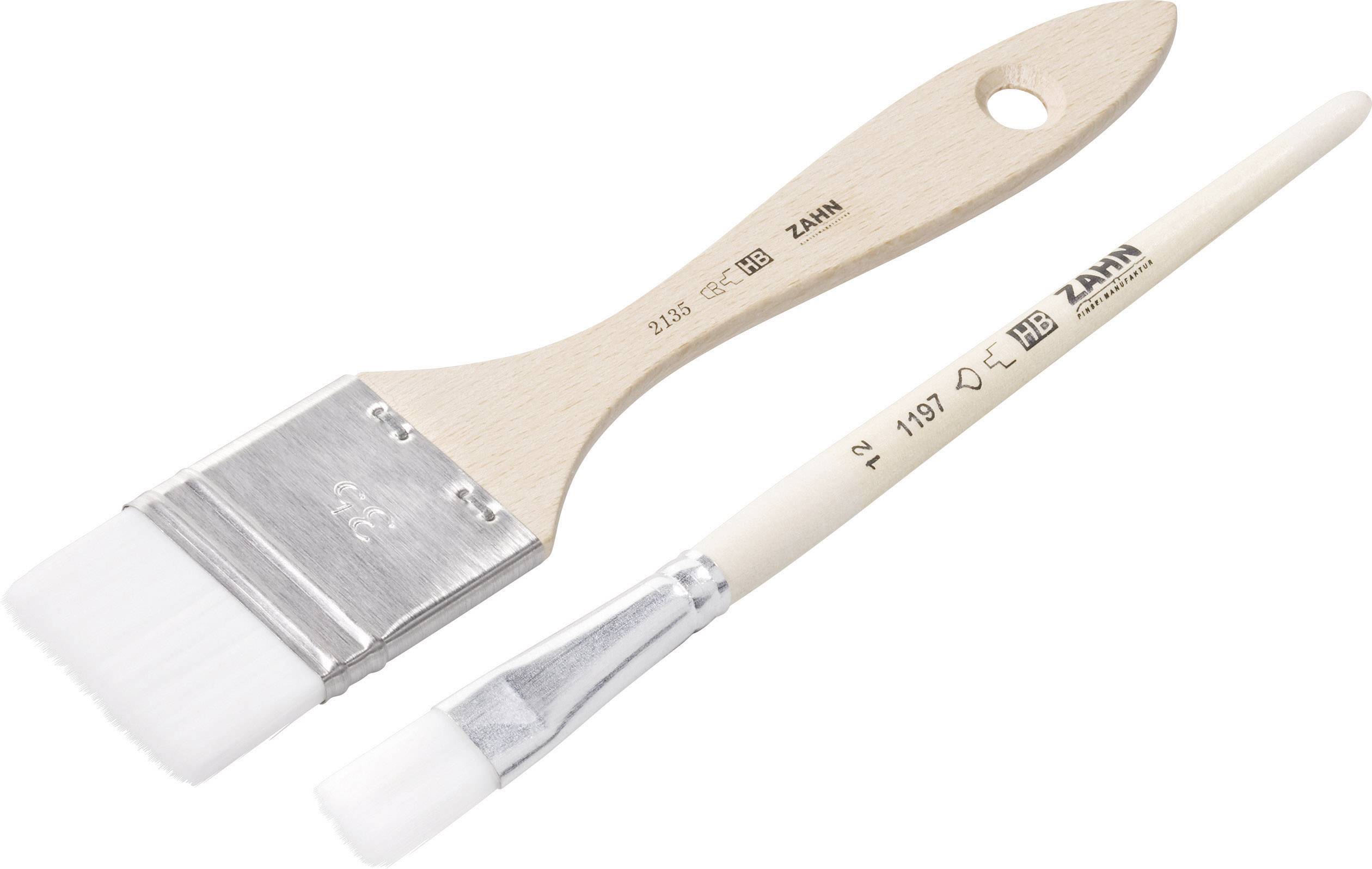 ZAHN Pinsel Profi-Breitpinsel Synthetik 2teilig