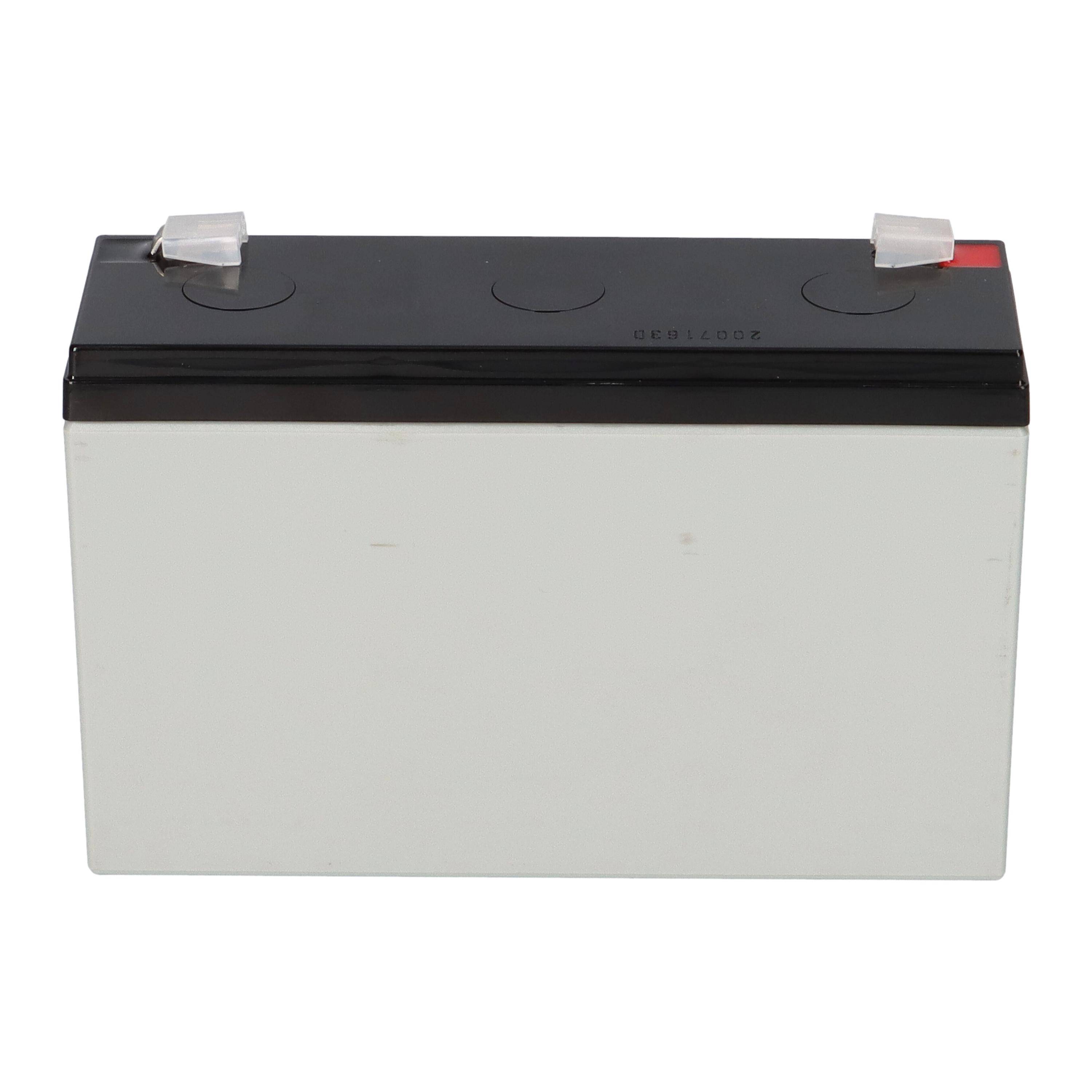 Yuasa NP12-6 AGM-Bleiakku 6V 12Ah VdS – Faston F2 6,3 mm