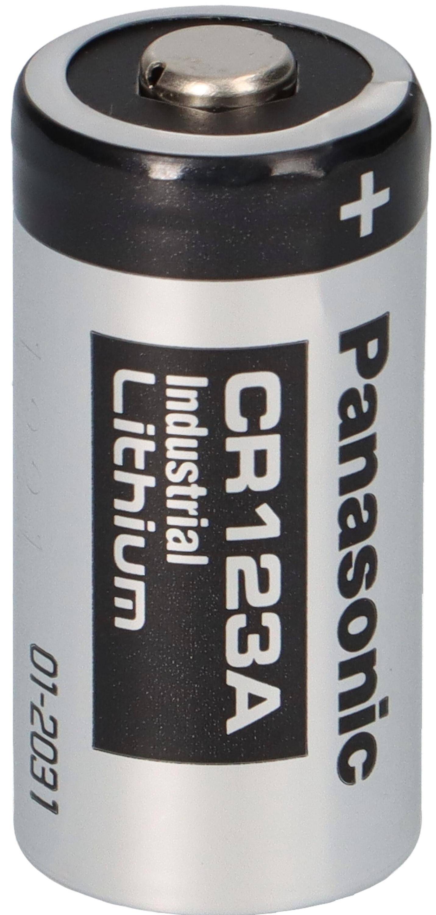 Panasonic CR123A Lithium Batterie 3V 1400 mAh – CR17345 / DL123A – Industrieware