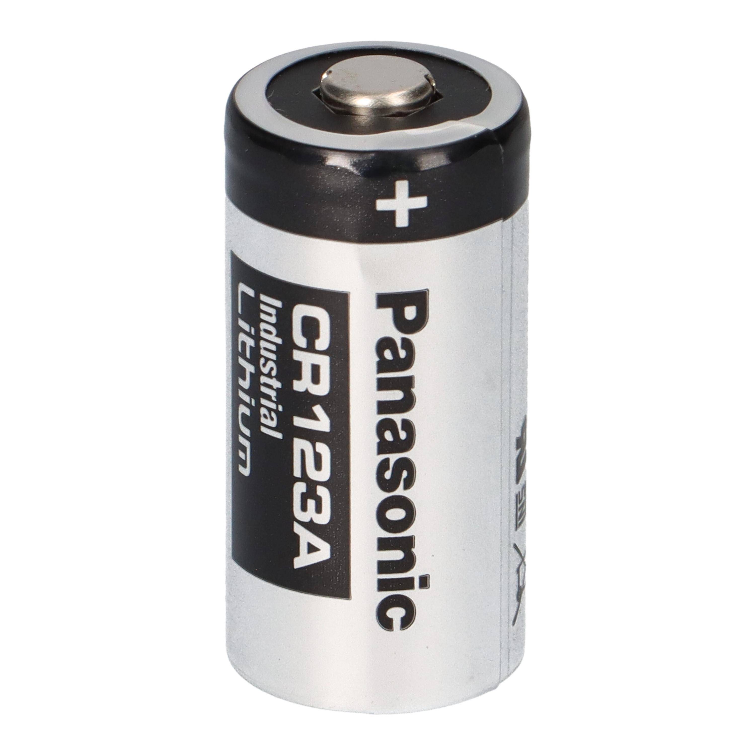 Panasonic CR123A Lithium Batterie 3V 1400 mAh – CR17345 / DL123A – Industrieware