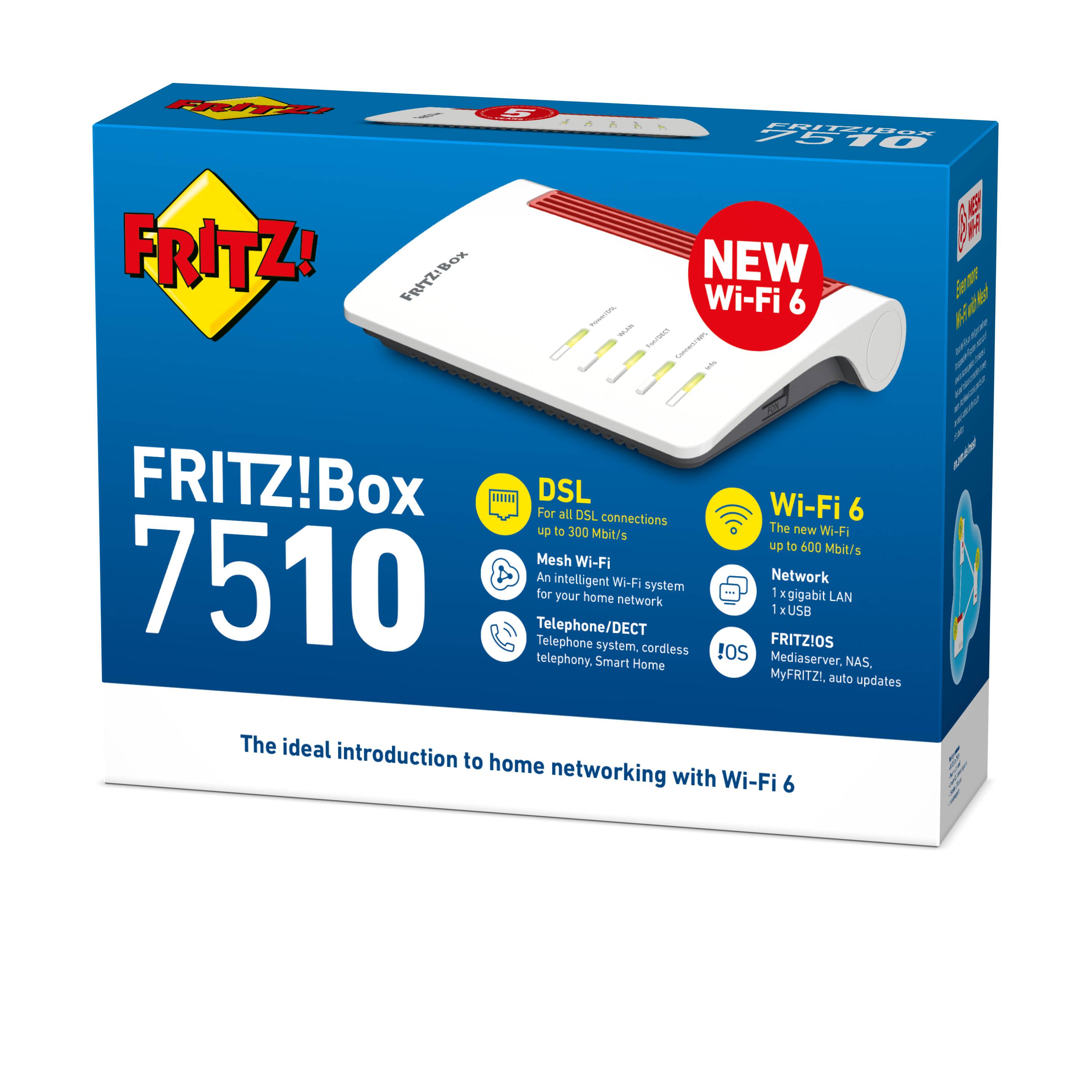 FRITZ! FRITZ!Box 7510 INT WLAN-Router