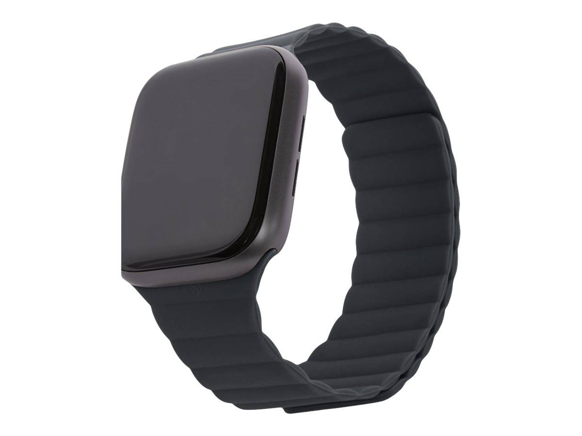 Decoded D21AWS44TS3SCL, Band, Smartwatch, Holzkohle, Apple, Watch, Silikon