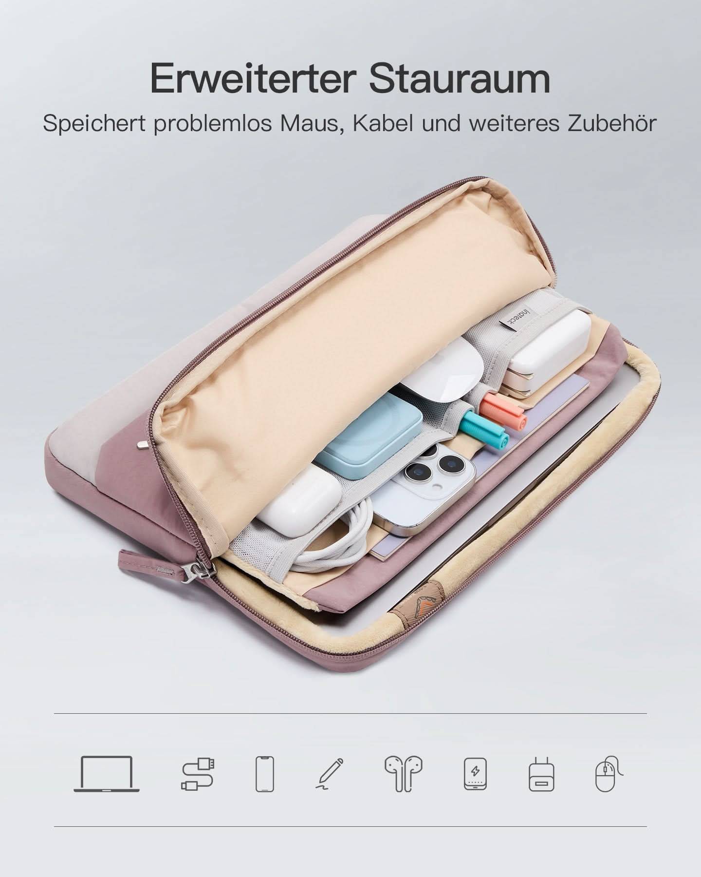 Inateck Laptoptasche 13" purple - Tasche
