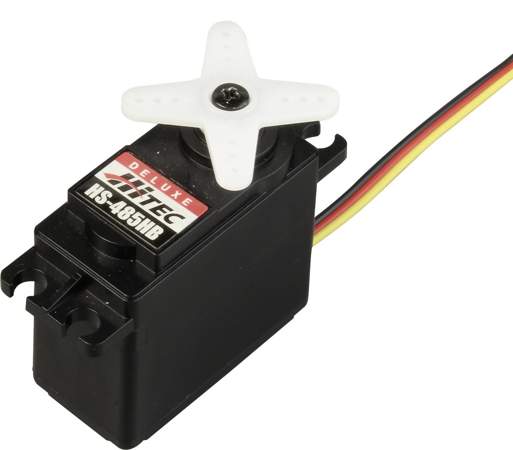 Hitec StandardServo HS485HB DigitalServo GetriebeMaterial Karbonite Stecksystem JR voelkner