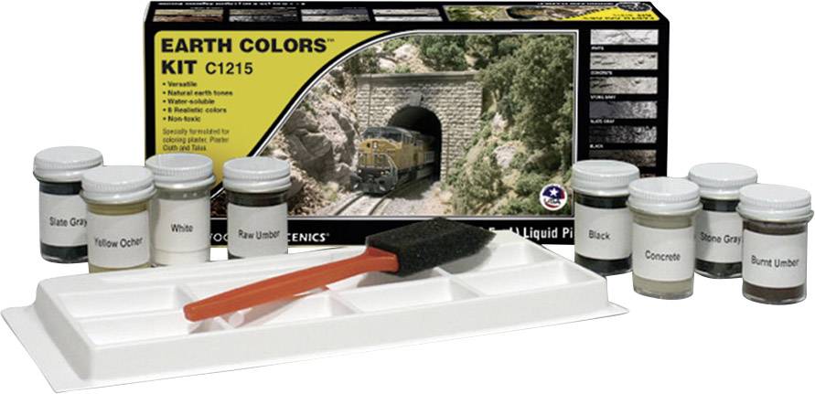 Woodland Scenics WC1215 Modellbahn-Mischset Erdfarben (earth) 1 Set