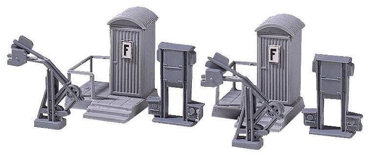 Auhagen 12 242 H0/TT 2 Streckentelefone und 4 Weichenspannwerke Bausatz