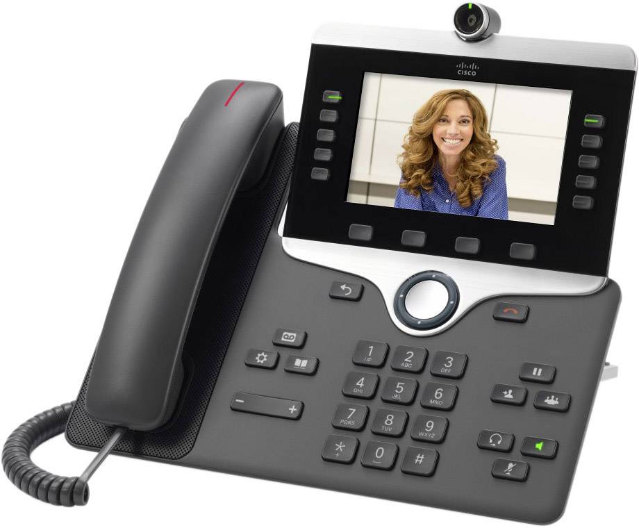 Cisco 8845 Schnurgebundenes Telefon, VoIP Schwarz