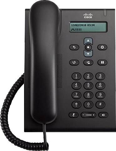 Cisco 3905 Schnurgebundenes Telefon, VoIP Schwarz
