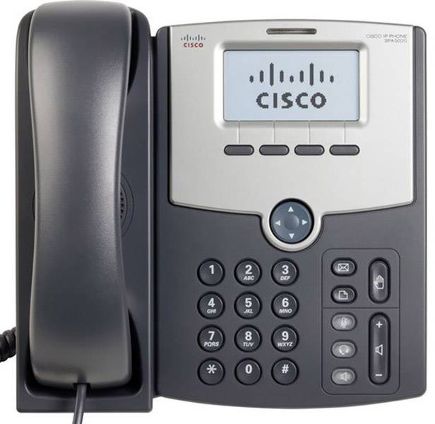 Cisco SPA512G Schnurgebundenes Telefon, VoIP Schwarz