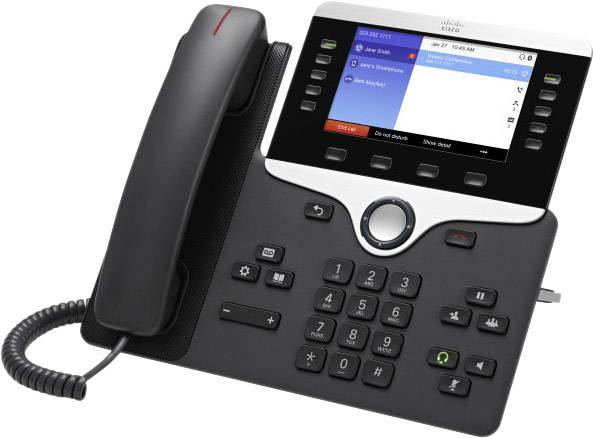 Cisco 8851 Schnurgebundenes Telefon, VoIP Schwarz