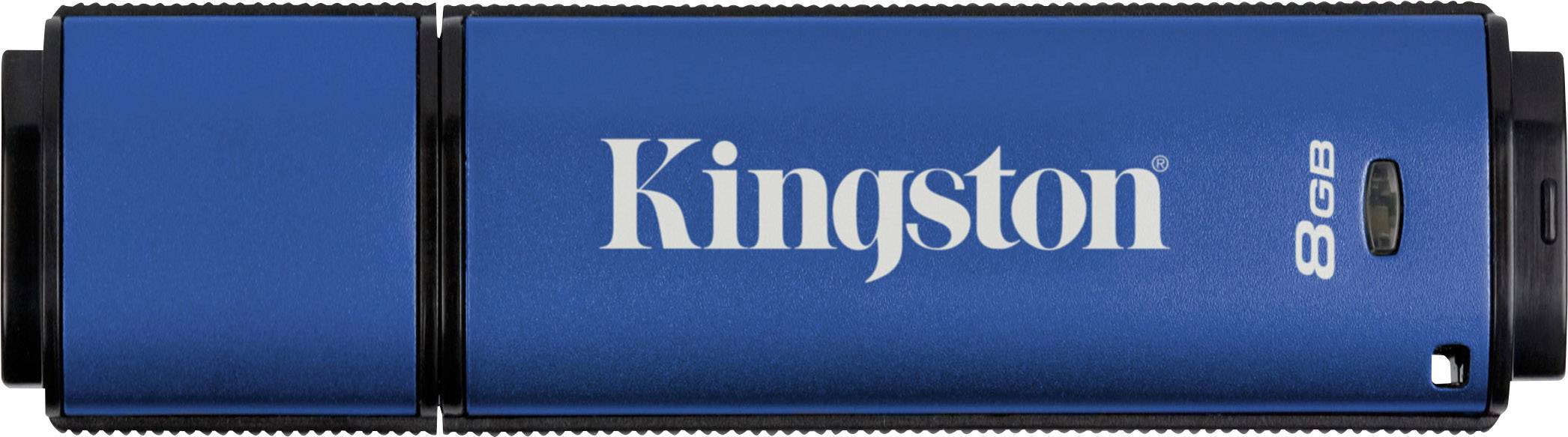 Kingston DataTraveler Vault Privacy 3.0 USB-Stick 8GB Blau DTVP30/8GB USB 3.2 Gen 1 (USB 3.0)