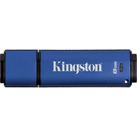 Kingston DataTraveler Vault Privacy 3.0 USB-Stick 8GB Blau DTVP30/8GB USB 3.2 Gen 1 (USB 3.0) Kingston DataTraveler Vault Privacy 3.0 USB-Stick 8GB Blau DTVP30/8GB USB 3.2 Gen 1 (USB 3.0)