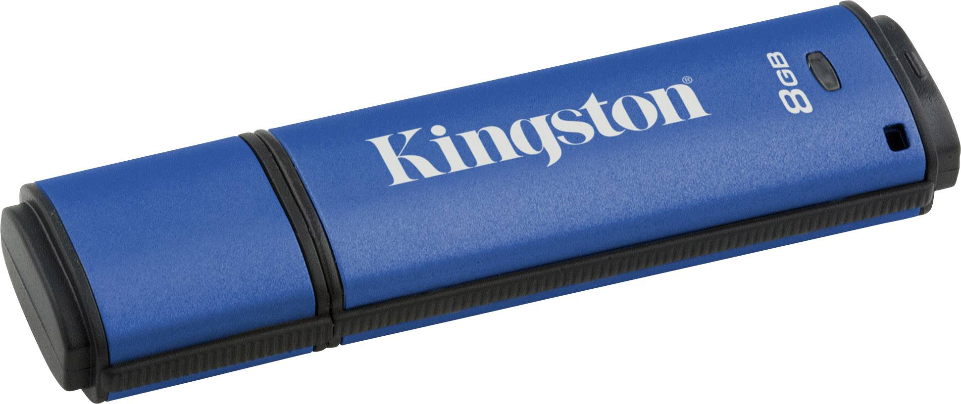 Kingston DataTraveler Vault Privacy 3.0 USB-Stick 8GB Blau DTVP30/8GB USB 3.2 Gen 1 (USB 3.0)
