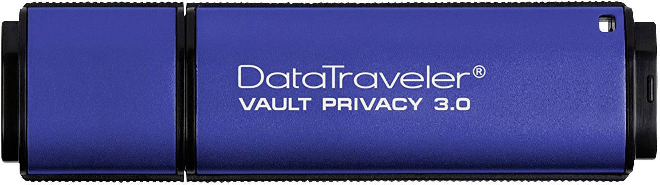 Kingston DataTraveler Vault Privacy 3.0 USB-Stick 4 GB Blau DTVP30/4GB USB 3.2 Gen 1 (USB 3.0)