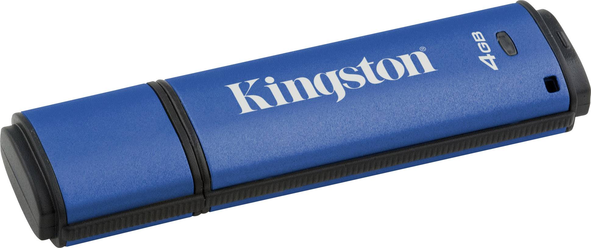 Kingston DataTraveler Vault Privacy 3.0 USB-Stick 4 GB Blau DTVP30/4GB USB 3.2 Gen 1 (USB 3.0)